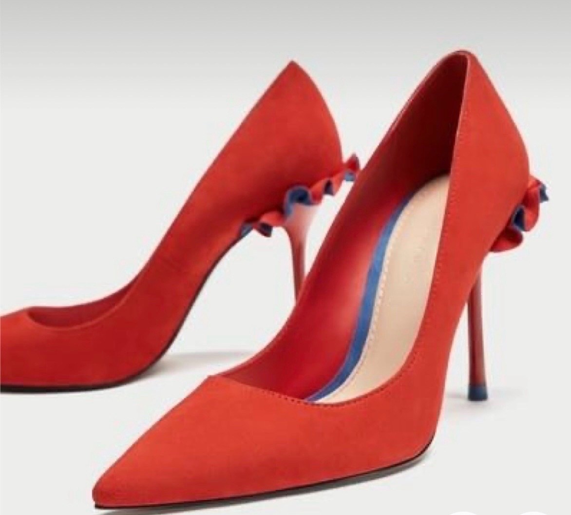 Escarpin daim zara 