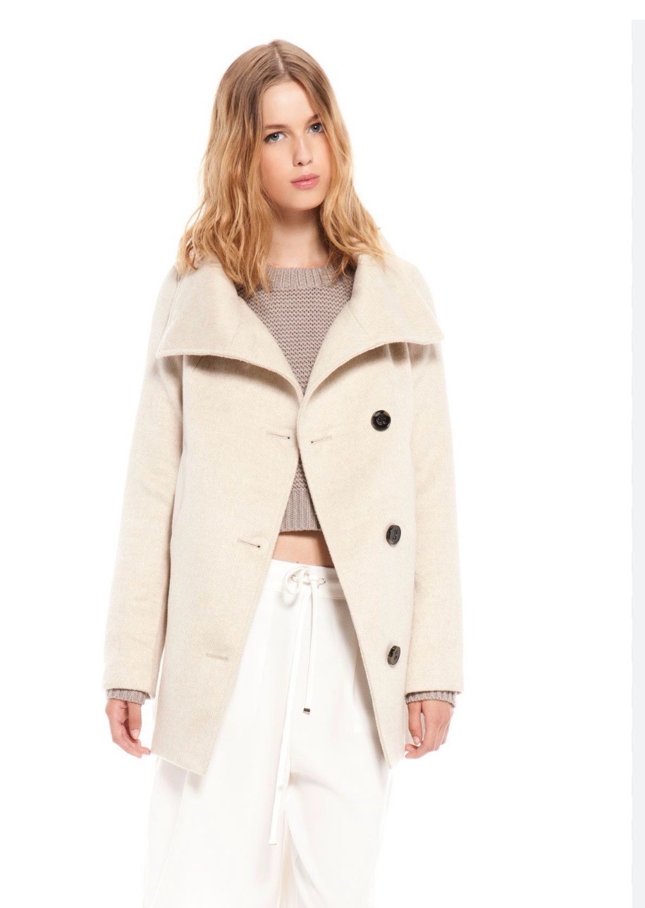 Manteau blanc bershka 