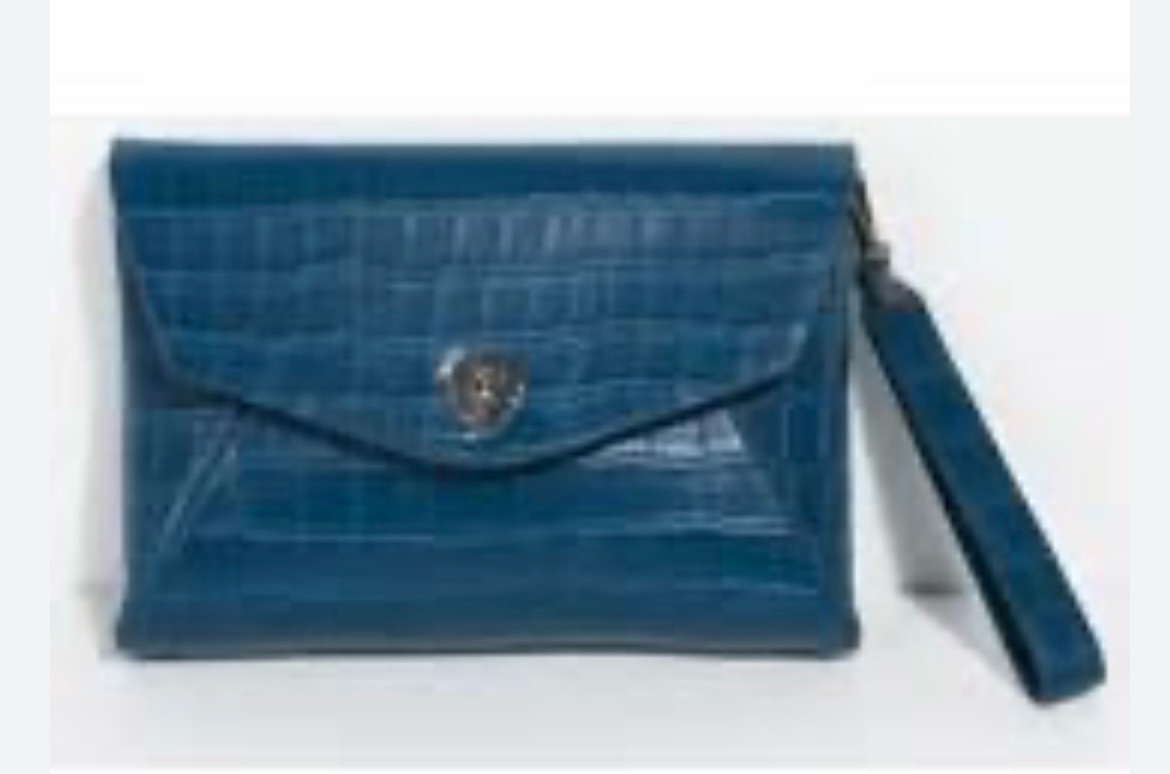 Pochette bleu 