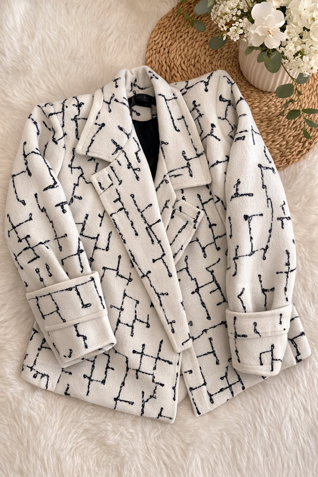 Veste blanche stylée