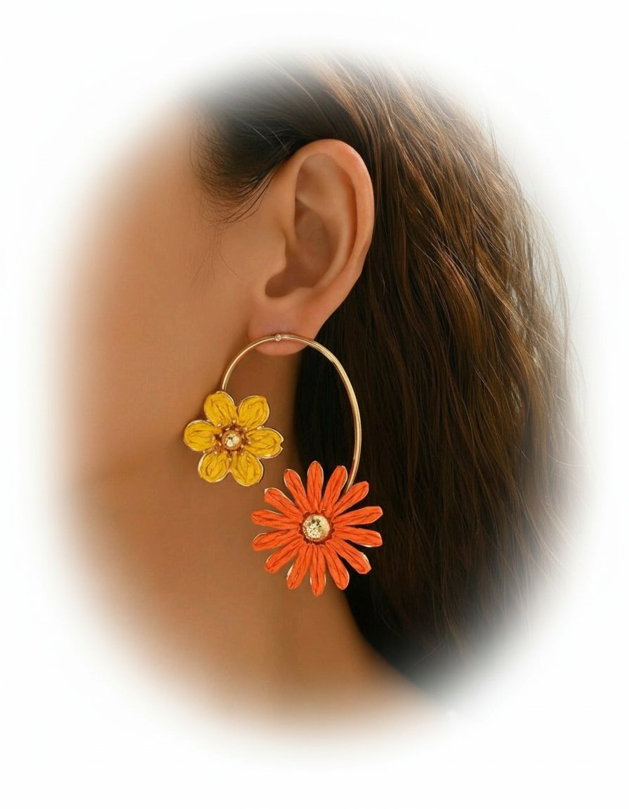 Superbes boucles d'oreilles 