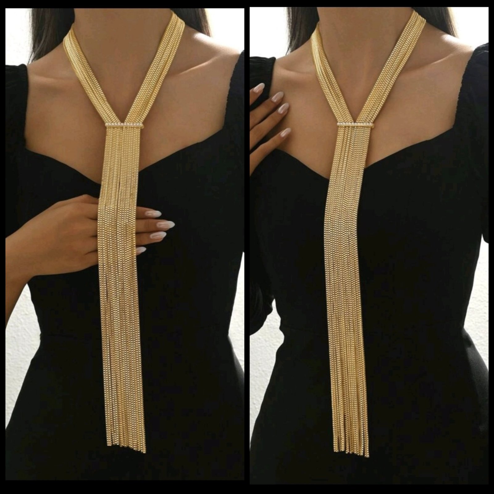 Superbe collier long