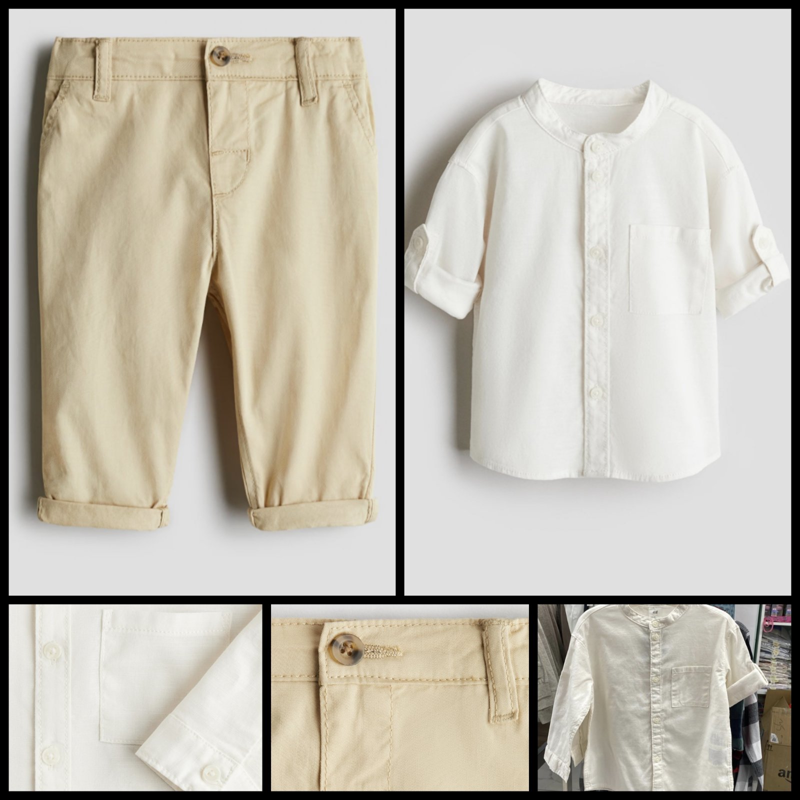 4 / 6 mois pantalon+ chemise 