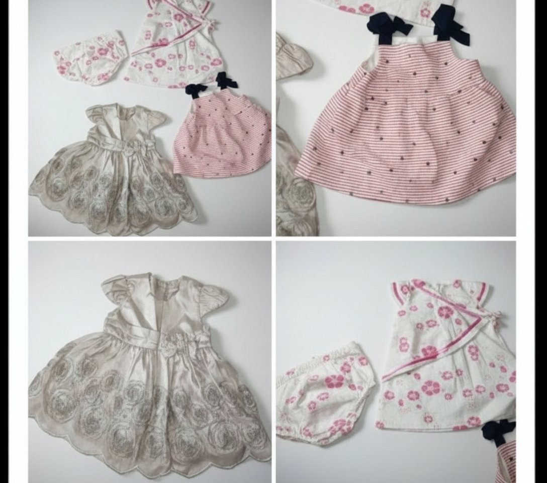 Lot 3 robes dint une Zara= voir 2 ème photo 