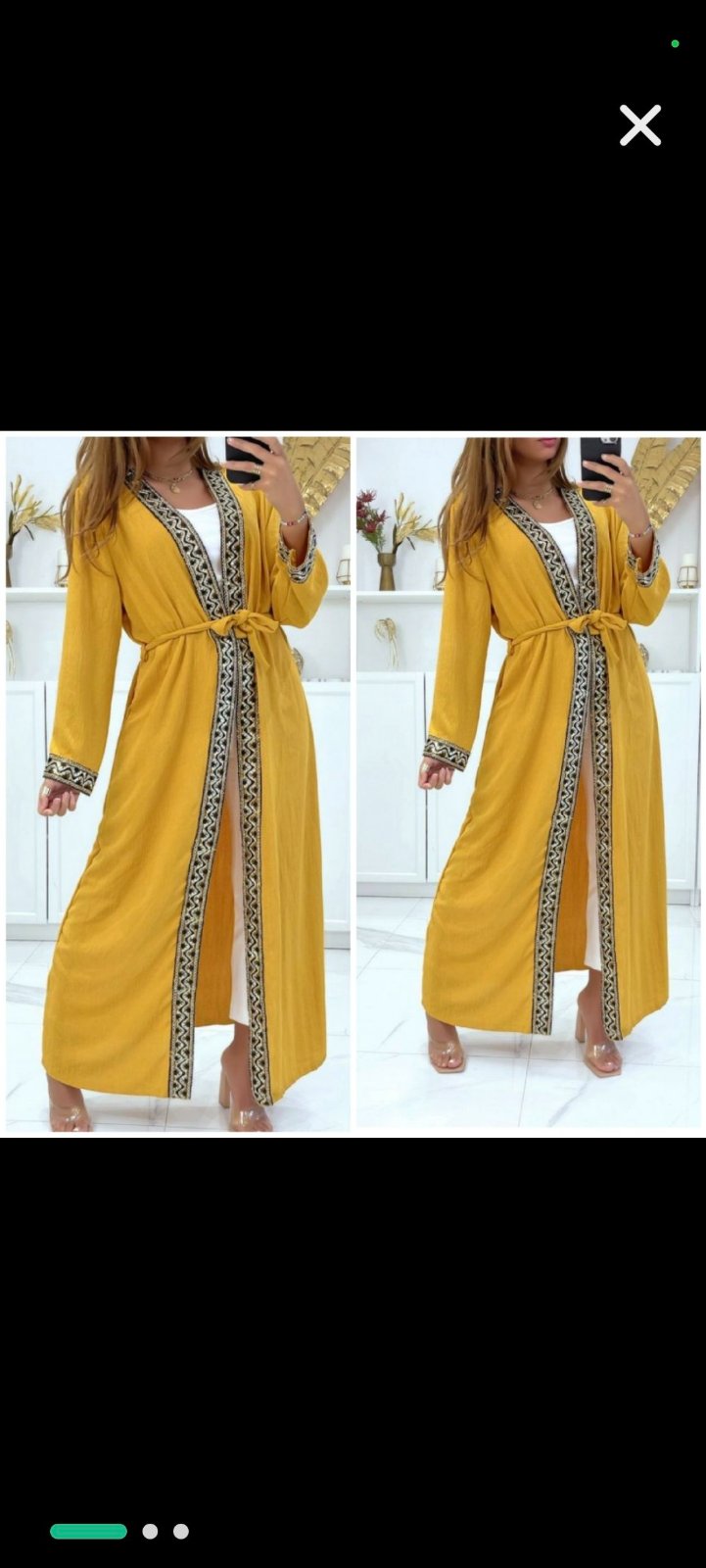 Superbe kimono avec taille ajustable 