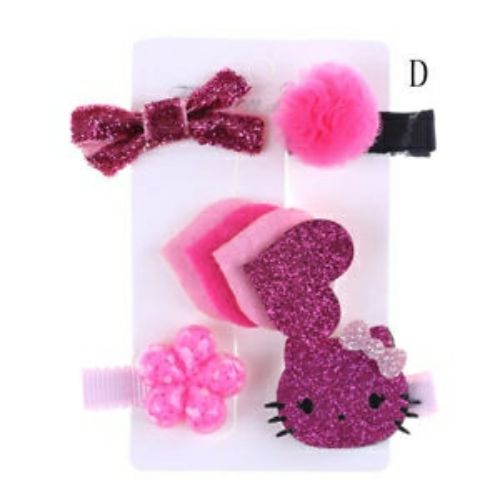 Lot barrettes fillette 