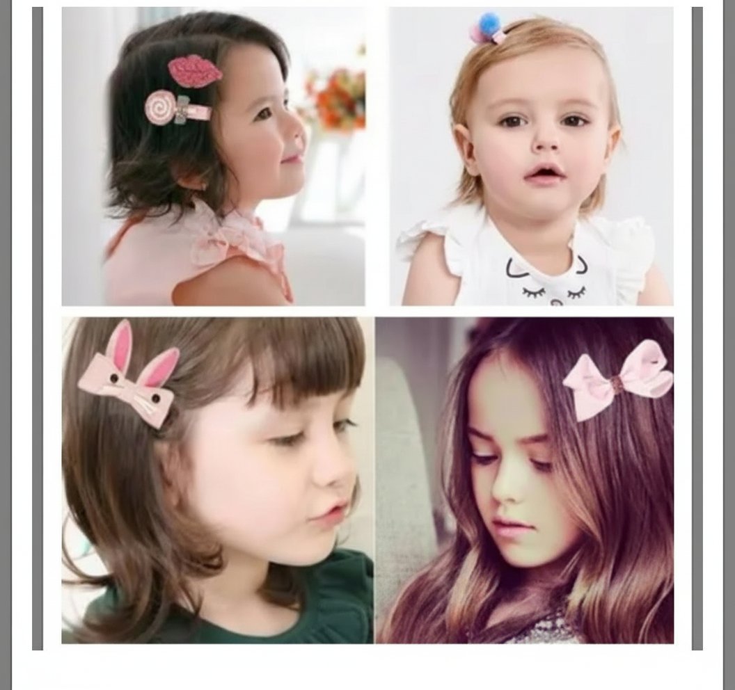 Superbe lot barrettes et élastiques avec ceinture pour les suspendre 