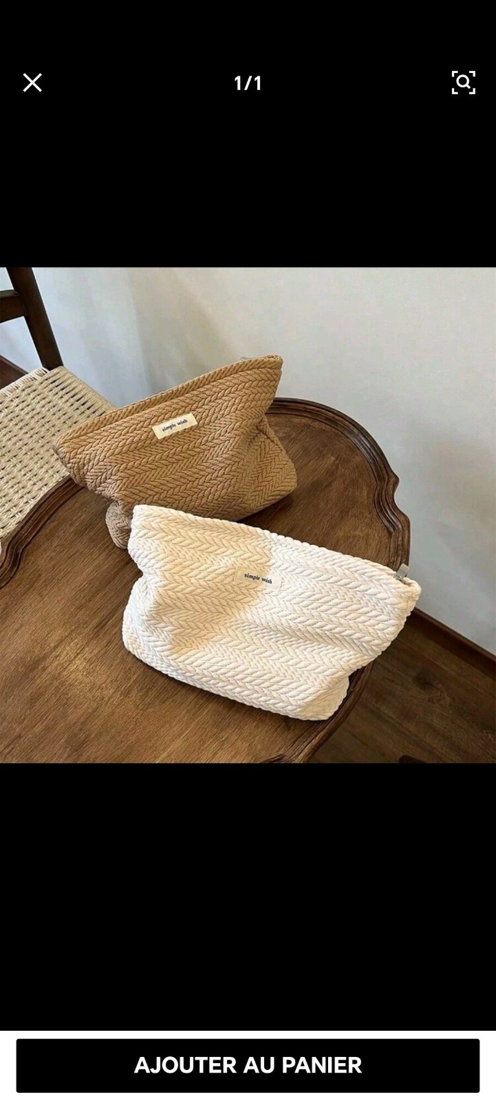 Superbe trousse de toilette 