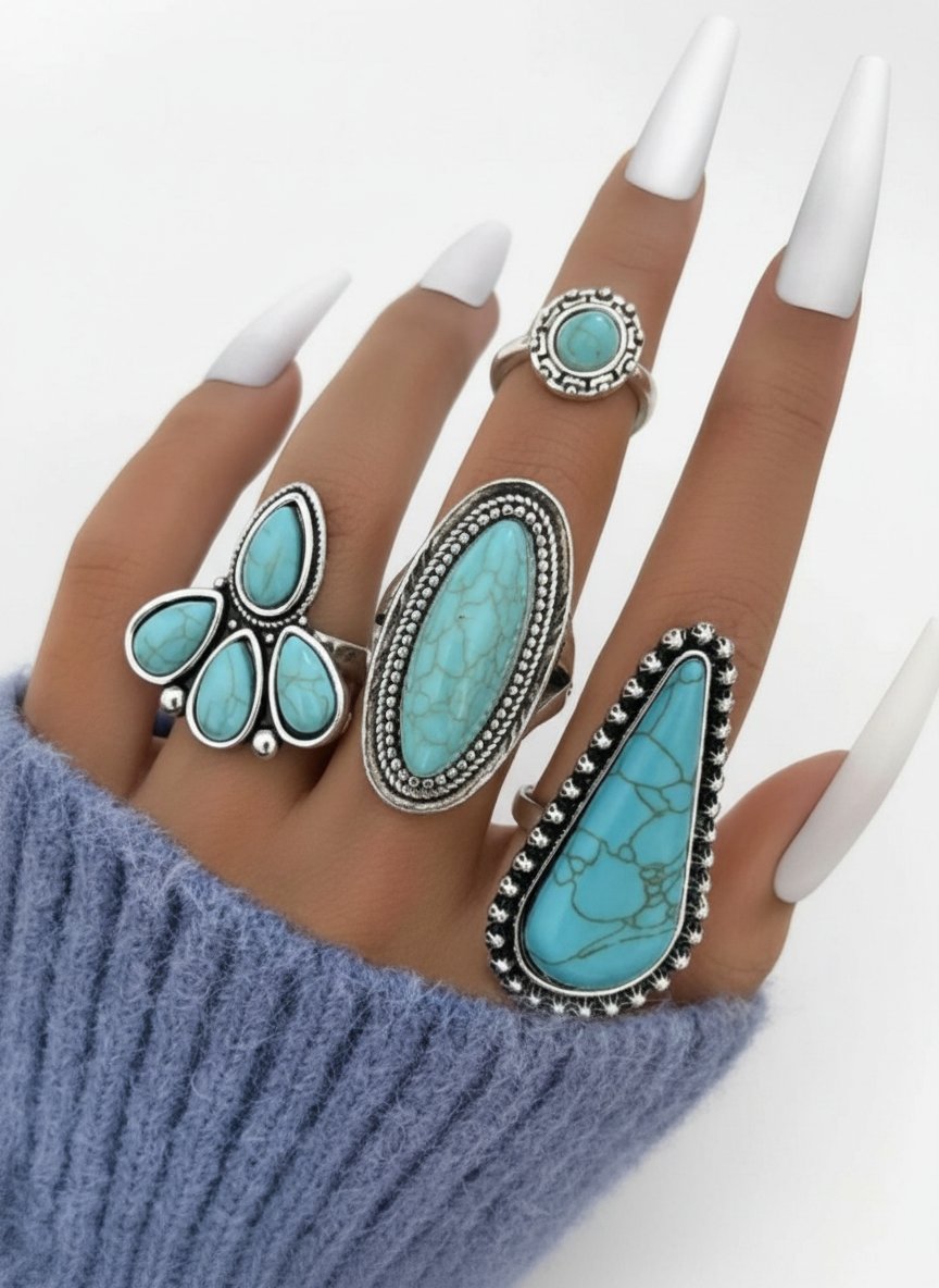 Superbe lot 4 bagues
