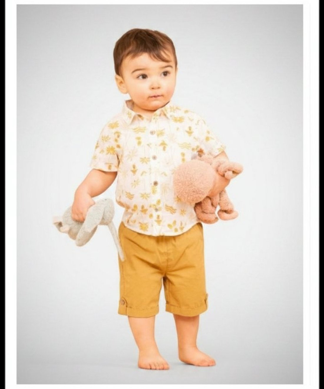 18 moisshort + chemise 