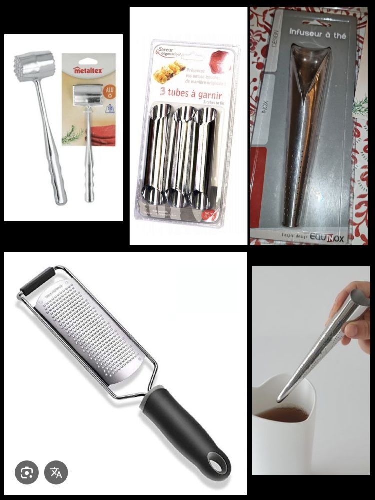 Superbe lot ustensiles de cuisine en inox