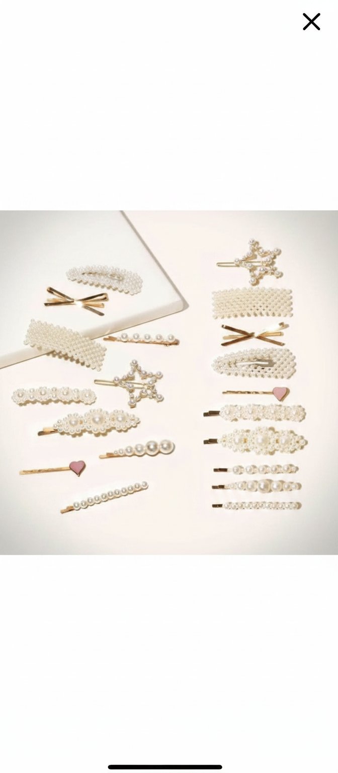Superbe lot 10 barrettes 