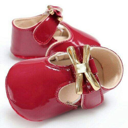 Chaussures bébé fille rouge