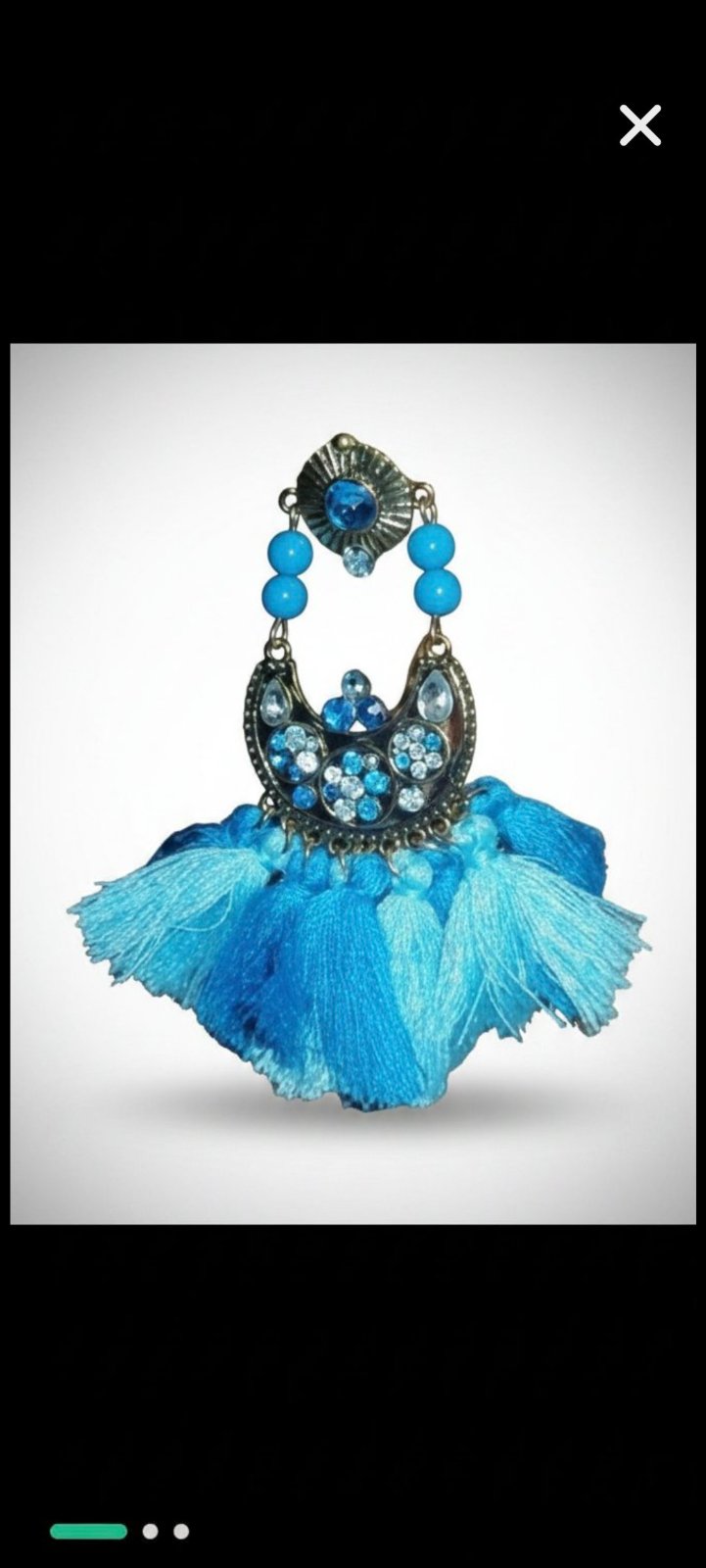Superbes boucles d'oreilles 