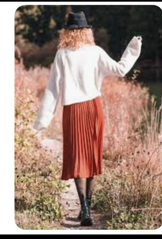 Superbe jupe hiver plissée 
