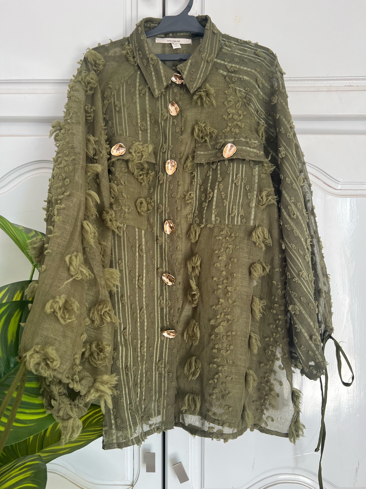 Chemise vert olive 
