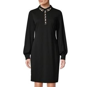 Robe Karl Lagerfeld ornée de perles taille S/M noire