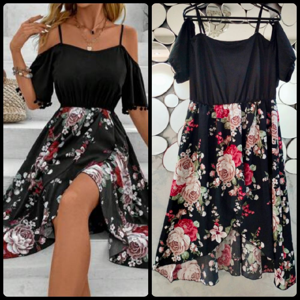 Tres agréable robe a épaules dénudées 