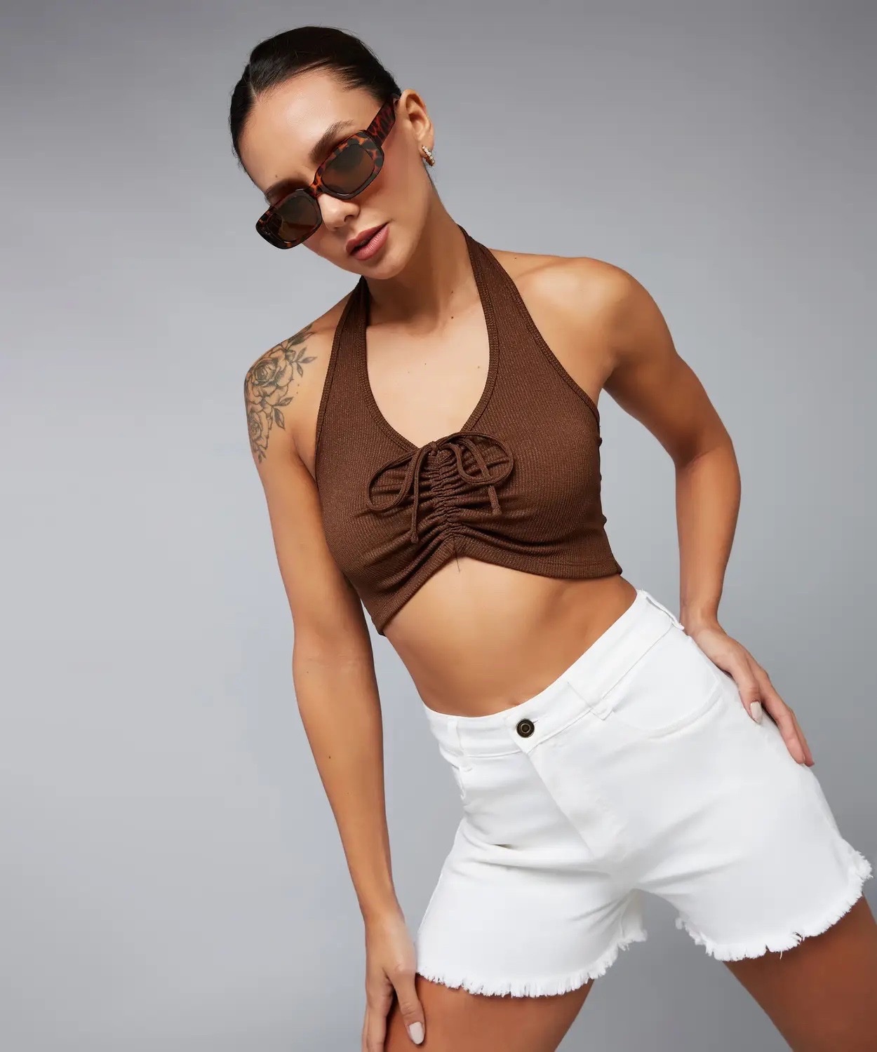 Top marron 