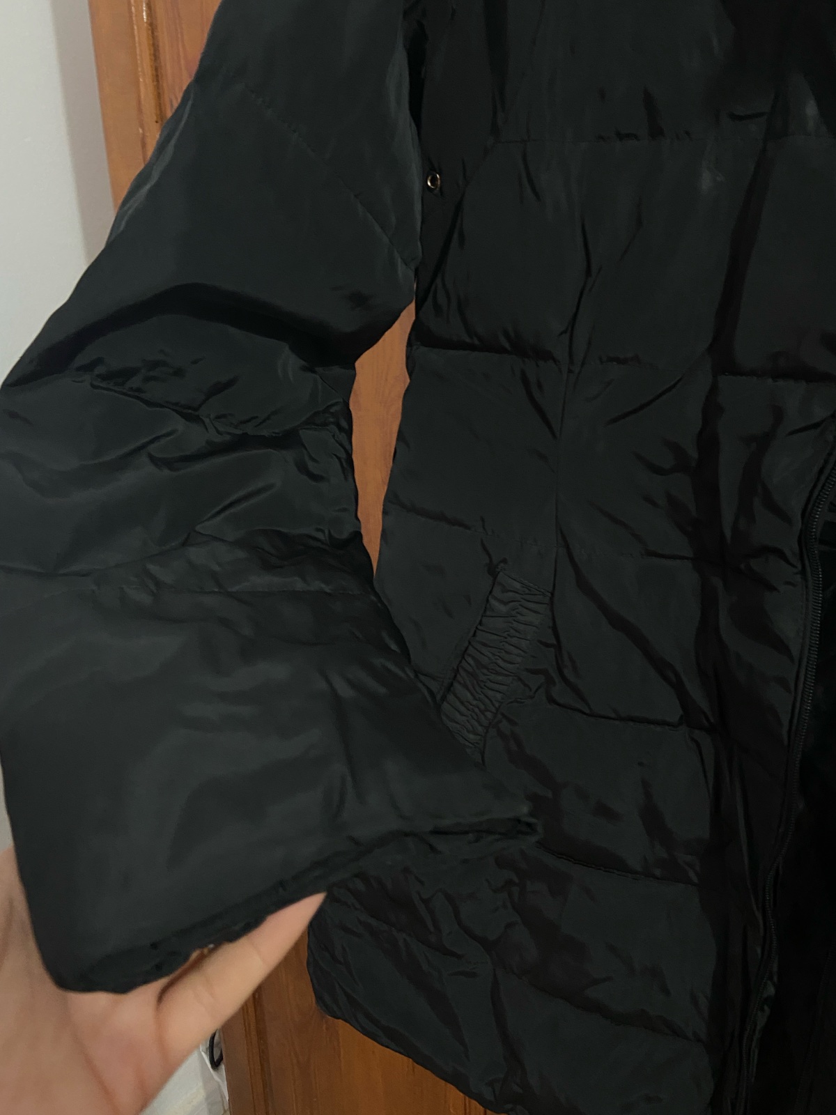 Manteau noir en bon état 