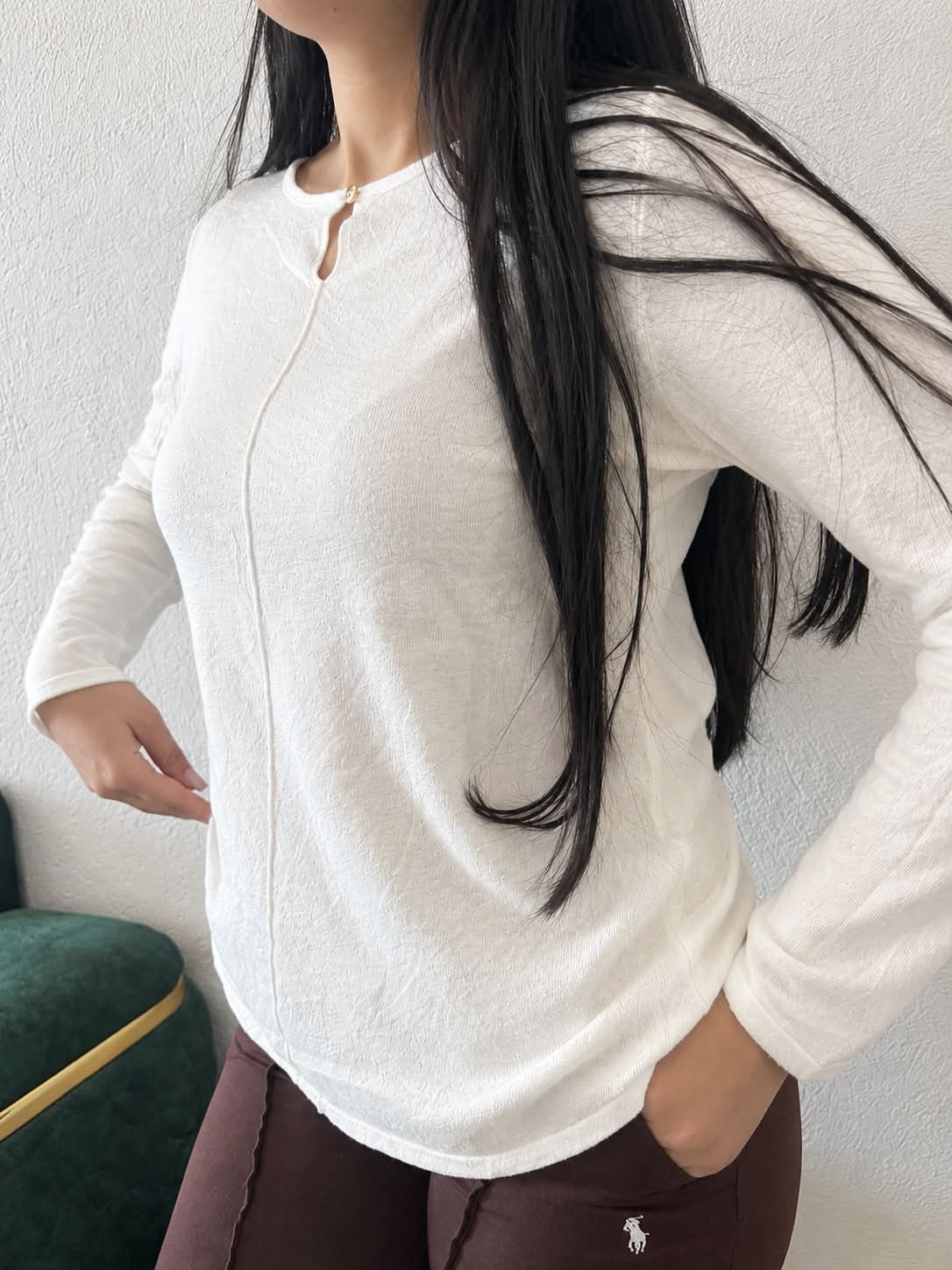 Pull blanc