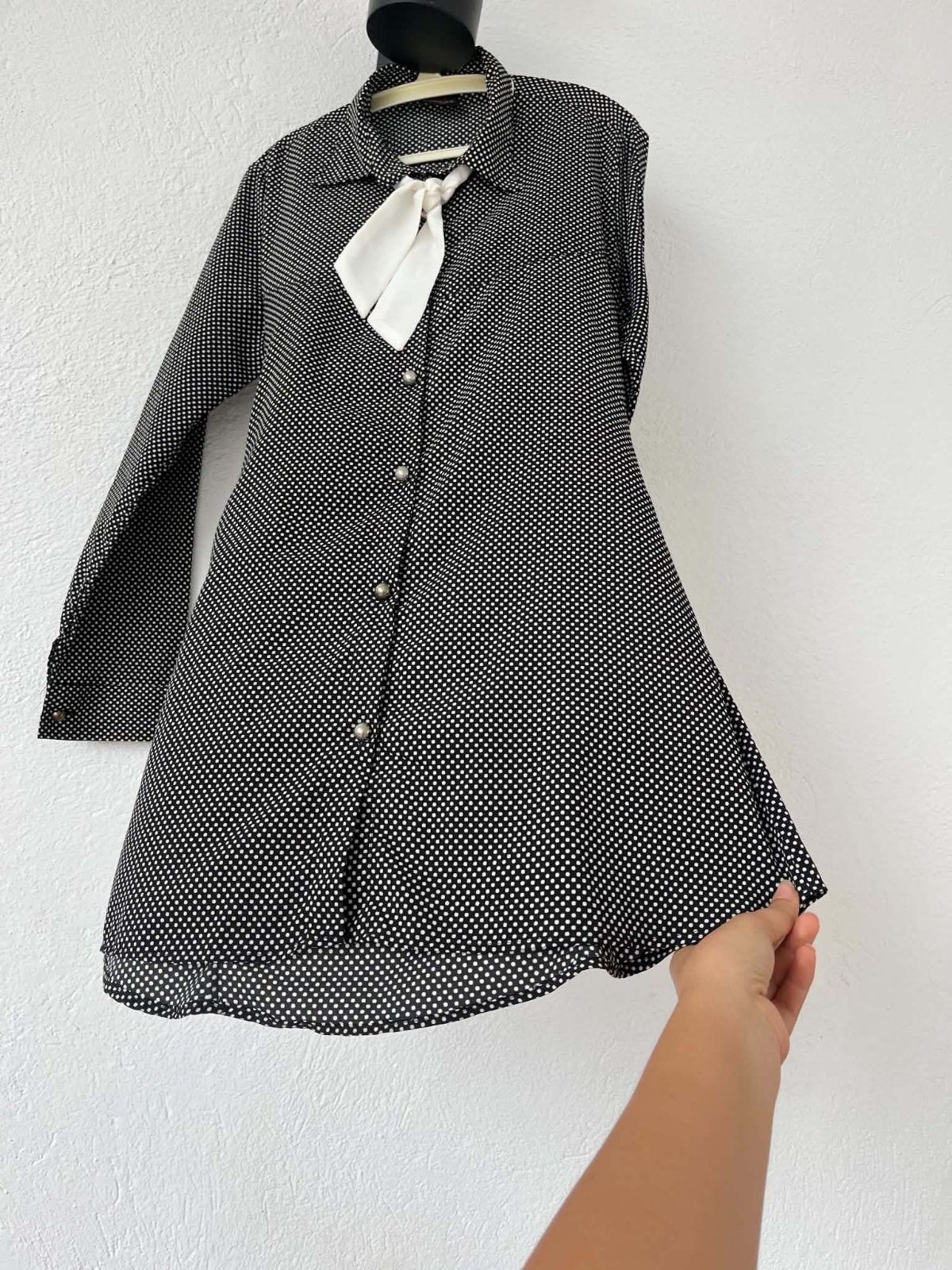 Robe chemise noir