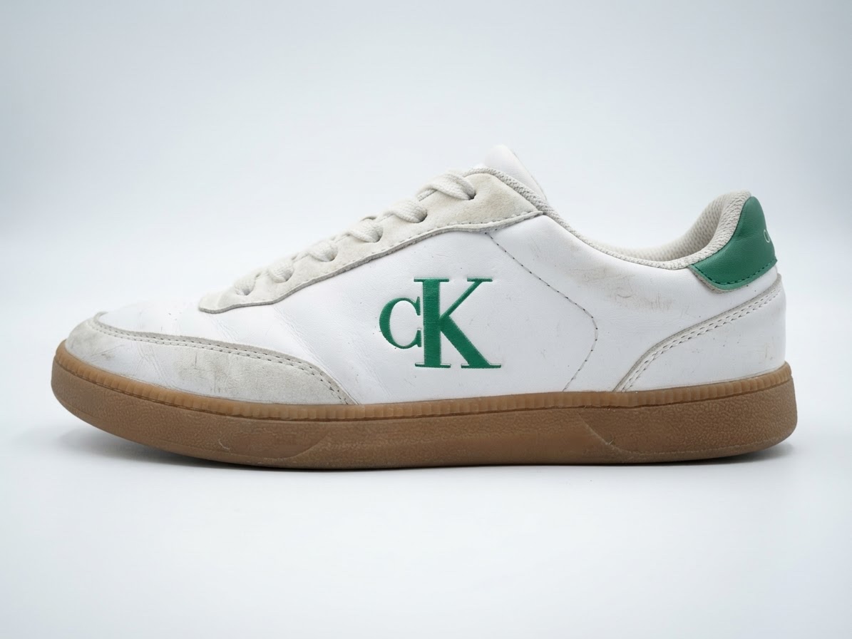 Basket blanc calvin klein 