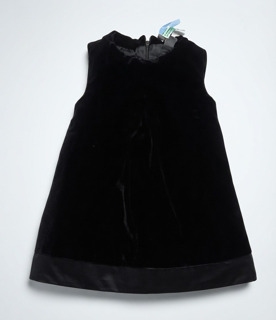 Robe fille en velour zara kids