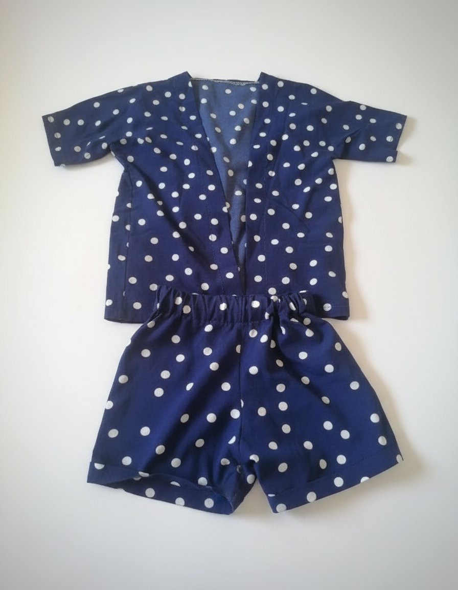 Ensemble fille chemise et short 