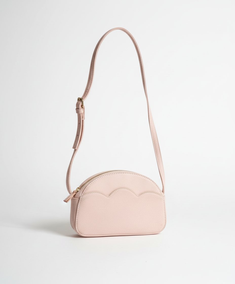 Sac a bandouliere kiabi rose poudré 