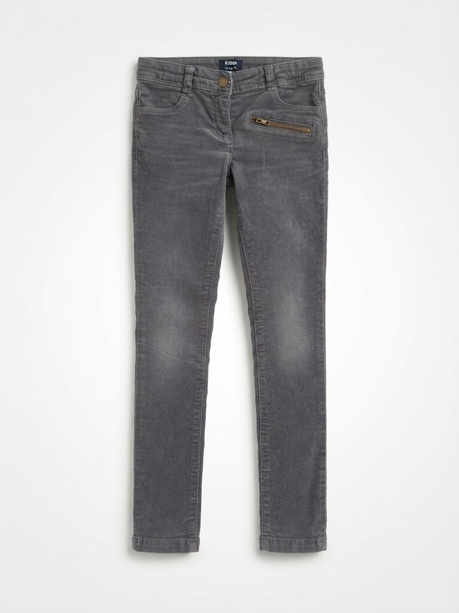 Pantalon skin y gris délavé