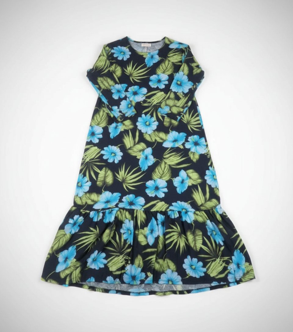 Robe longue pour voilee floral 