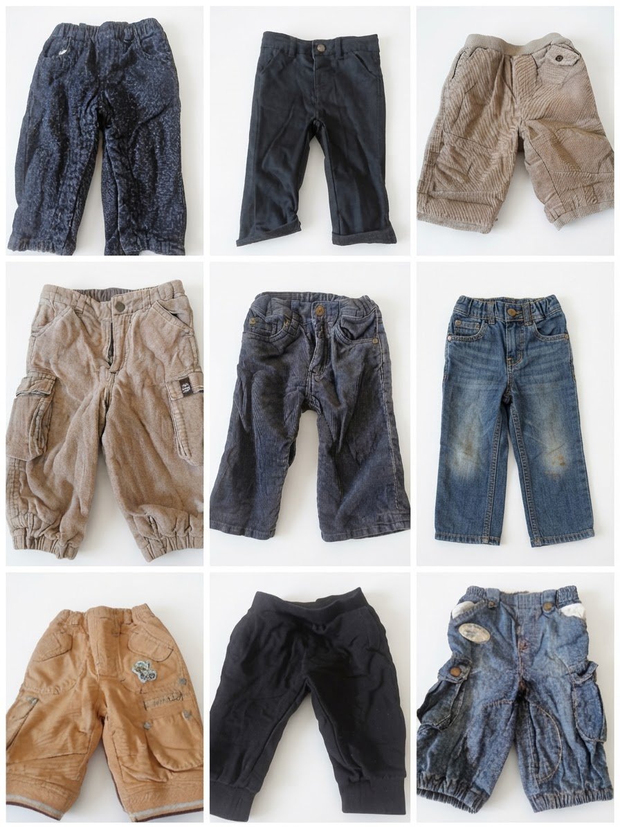 Lots de 8 pantalons 