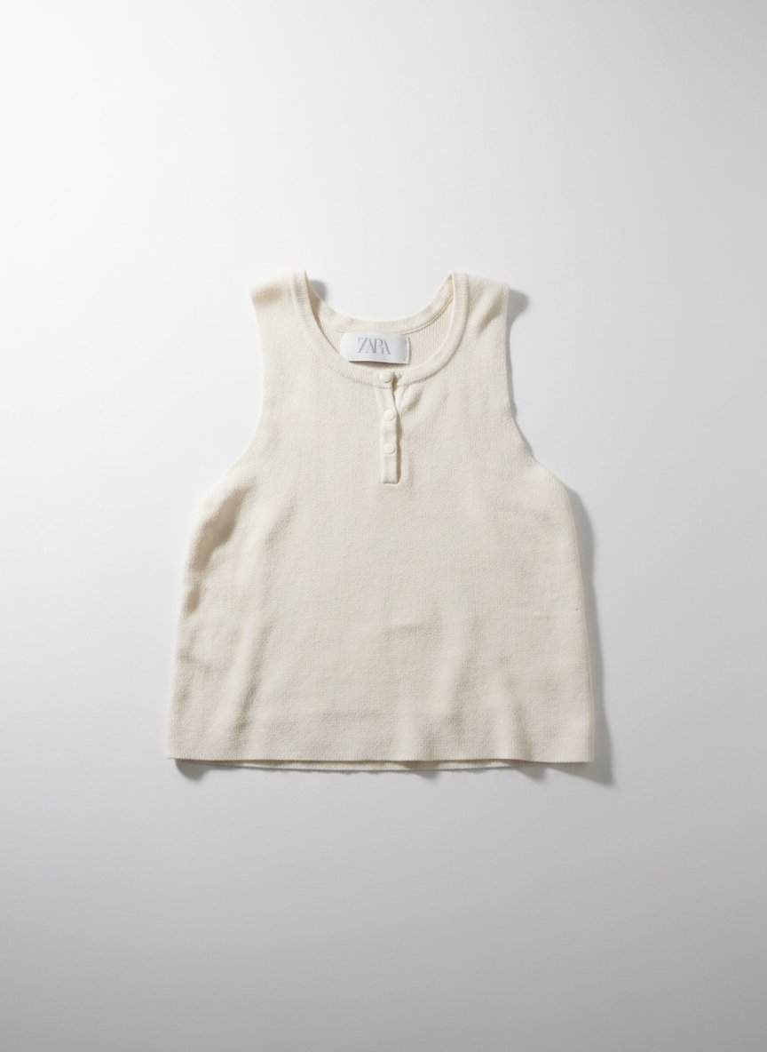 Top zara beige claire 