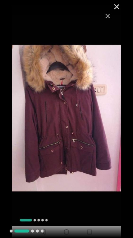 manteau pimkie burgundy neuf 