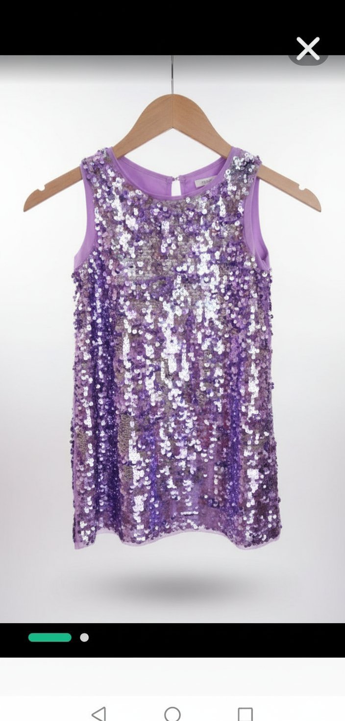 Robe pailleté fille 