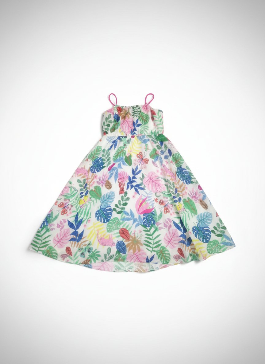 Robe fille floral hm 