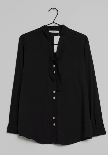 Chemise noir mango 