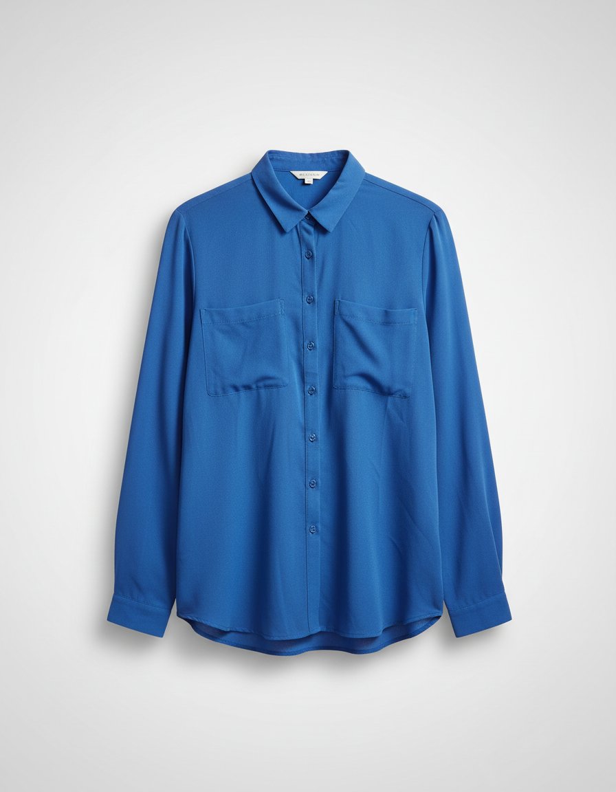 Chemise hm bleu roi