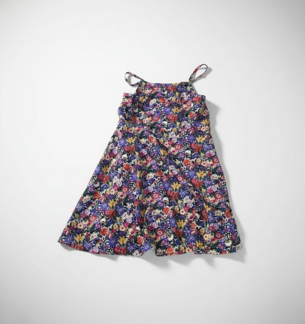Robe fille floral 