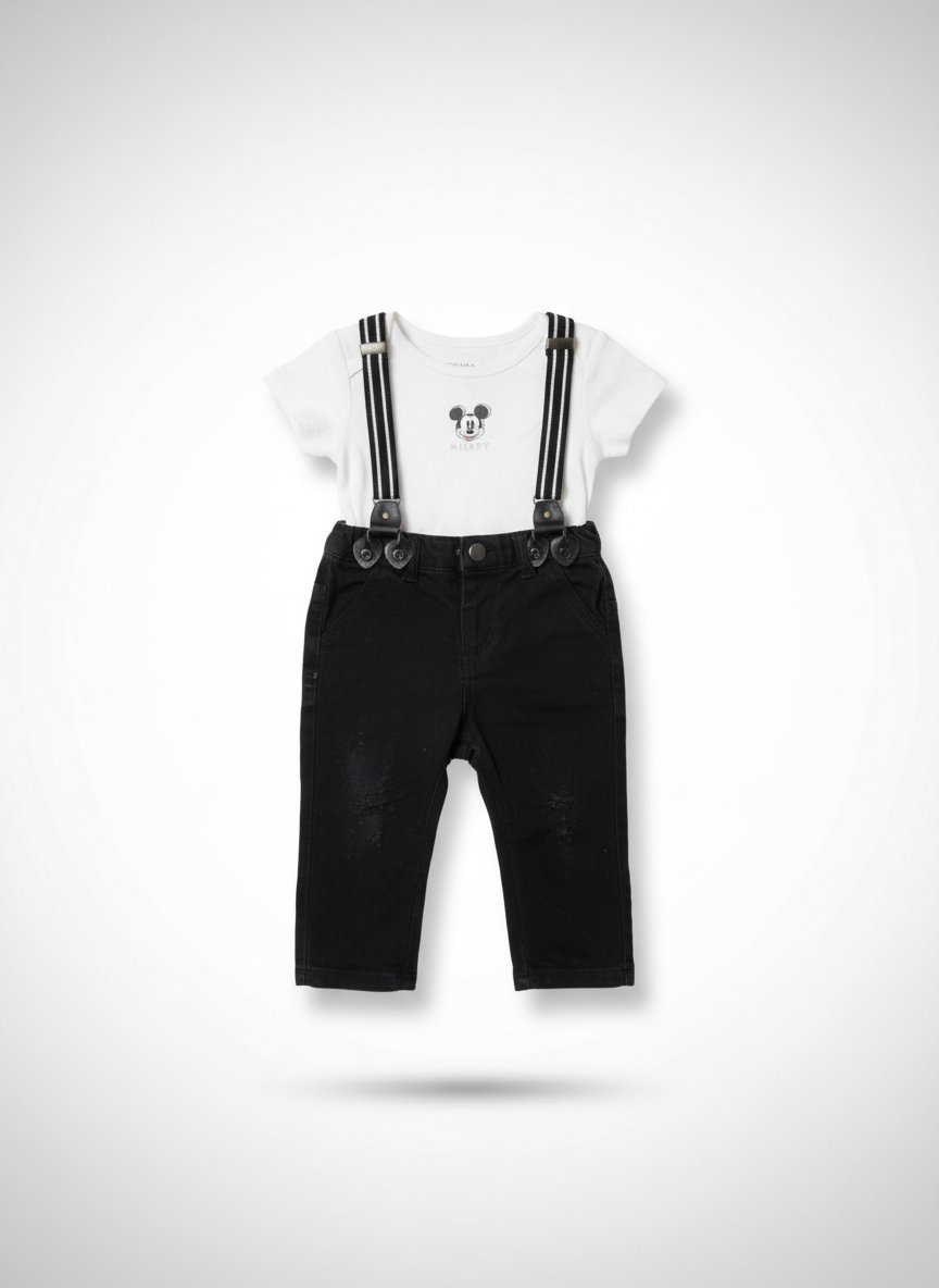 Ensemble débardeurs et pantalon salopette 