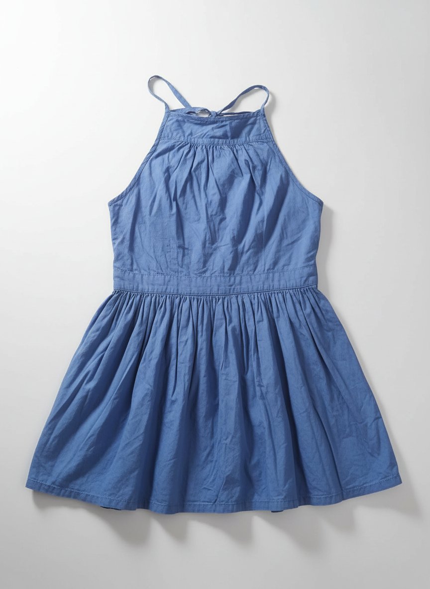 Robe bleu fille okaiidi 
