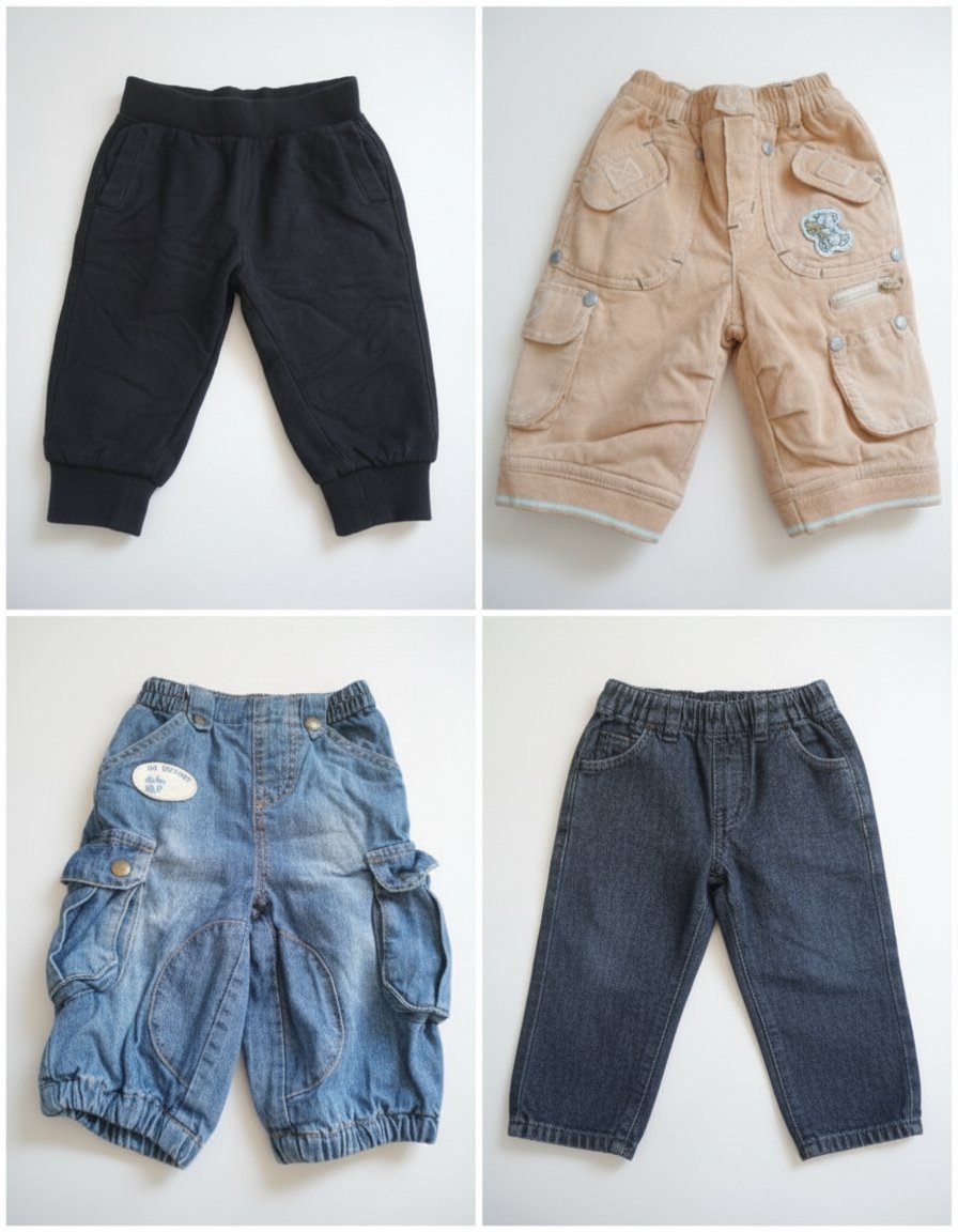 Lot de 4 pantalons 