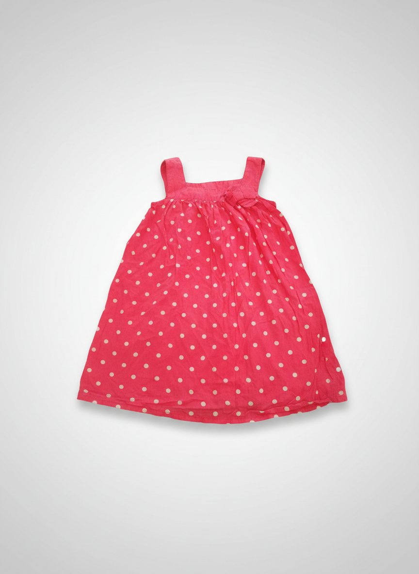 Robe hm rouge avec points blanc 