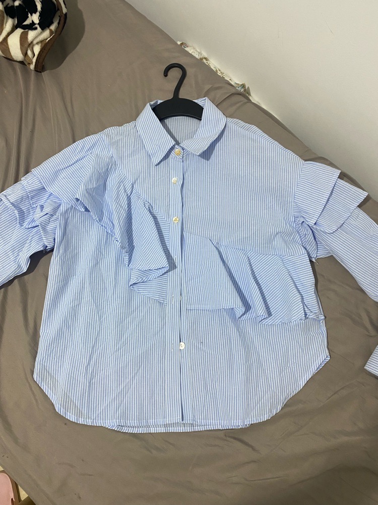 Chemise shein à rayures