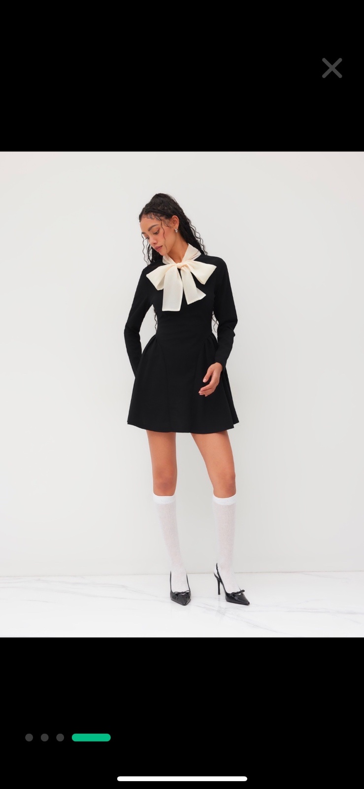 Robe noir et blanche