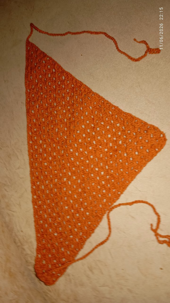 Bandana crochet 🍊