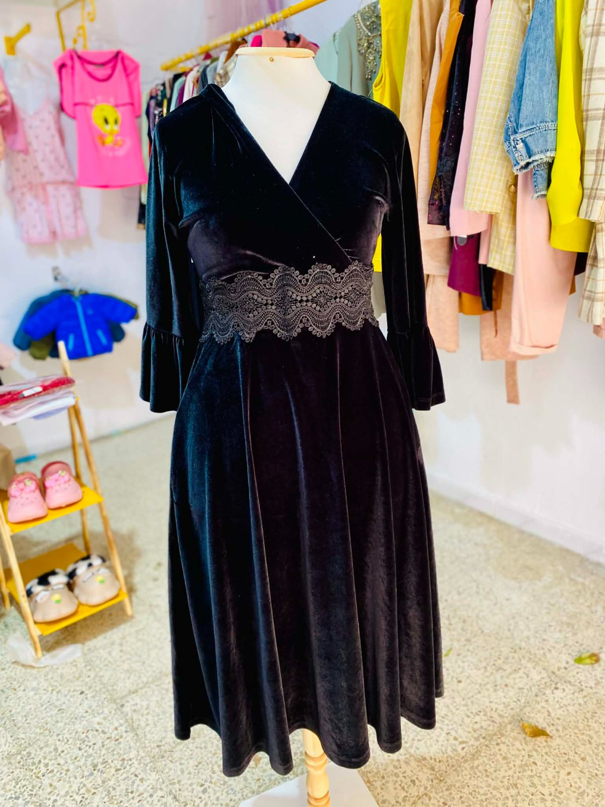 Robe velour