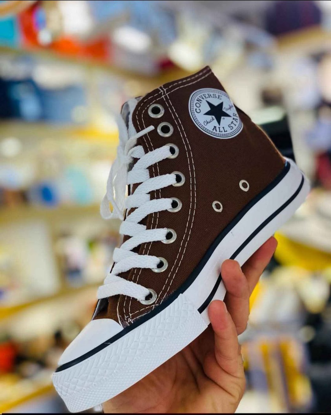 Converse montantes marron