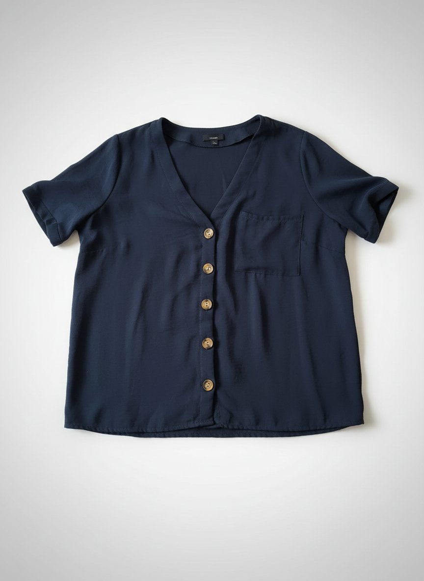 Chemise kiabi bleue marine